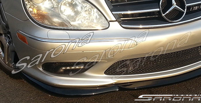 Custom Mercedes S Class  Sedan Front Lip/Splitter (2000 - 2006) - $399.00 (Part #MB-017-FA)